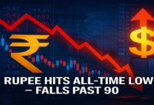 Indian Rupee Hits All-Time Low Against US Dollar Again; Falls Beyond 90 Mark Amid Trade Deal Uncertainty
