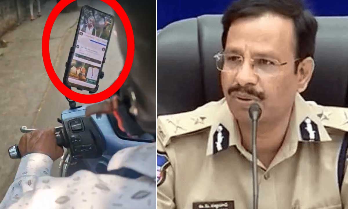 Watching Videos While Driving? VC Sajjanar Issues Strong Warning — Drivers Will Face Action