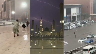 Heavy Rains Saudi Arabia, Schools Shut, Roads Submerged as Storms Sweep Mecca and Jeddah: Videos