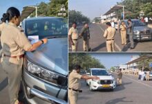 Shamshabad Airport Crackdown, Transport Department Seizes Taxis Running with Fake and White Number Plates
