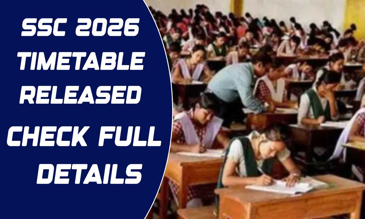 Telangana Board Announces SSC Exam Timetable for 2026; Full Schedule, Hall Ticket Updates, and How to Download