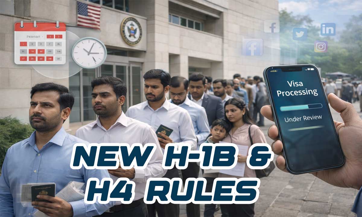 What Are the New US Rules Causing H-1B & H-4 Visa Delays? – Key Details