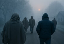 Severe cold wave warning in Telangana highlighted in the IMD 7-day forecast showing a sharp temperature drop in several districts.