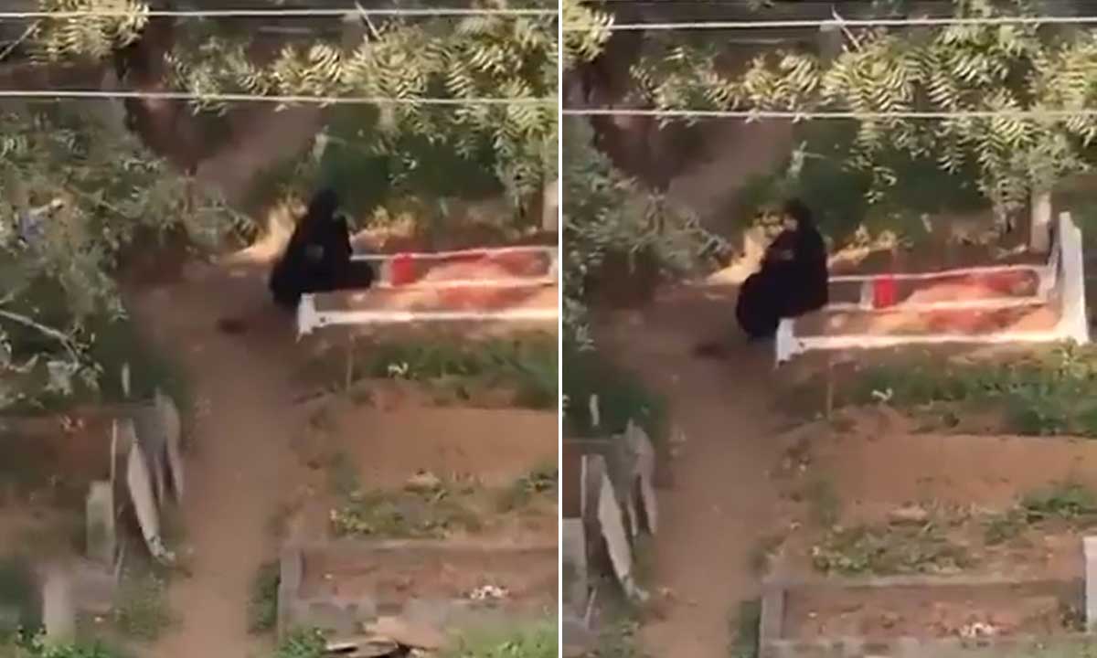 Heartbreaking Telangana Story: Daughter Spends 3 Days at Mother’s Grave, Refuses to Leave Even at Night