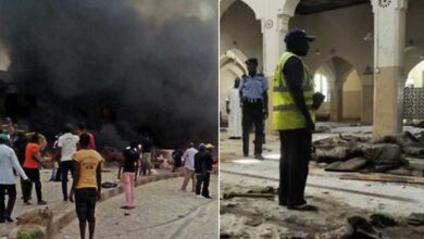 Ten killed as blast rips through mosque in Nigeria