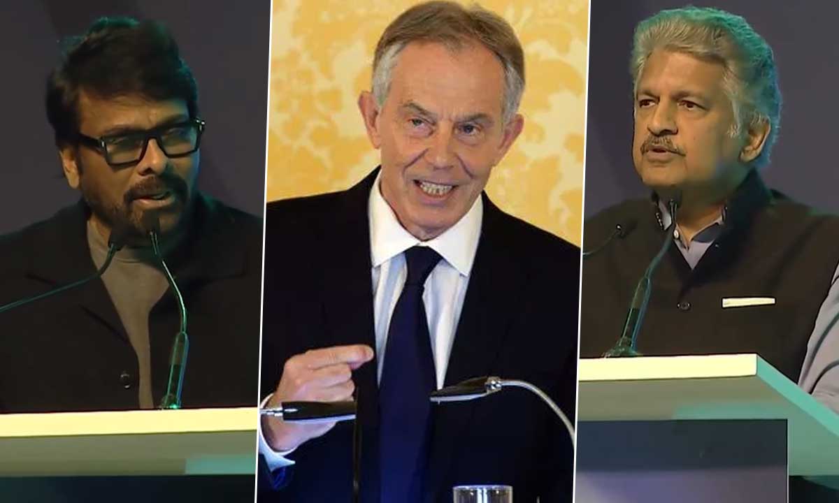 Global Leaders Praise Telangana’s Vision 2047 at Rising Global Summit 2025; Tony Blair, Chiranjeevi, Anand Mahindra Share Insights