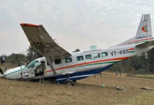 Six injured as small plane crash lands in Odisha