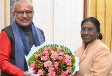 VP Radhakrishnan meets President Murmu, extends New Year greetings
