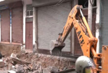 Bulldozer action in Rajasthan's Chomu after stone-pelting incident