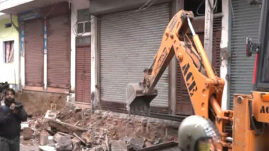 Bulldozer action in Rajasthan's Chomu after stone-pelting incident
