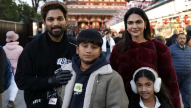 Allu Arjun's Tokyo trip is all about family, fun and good food