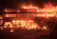 Three charred to death as bus-truck collide in Andhra's Nandyal