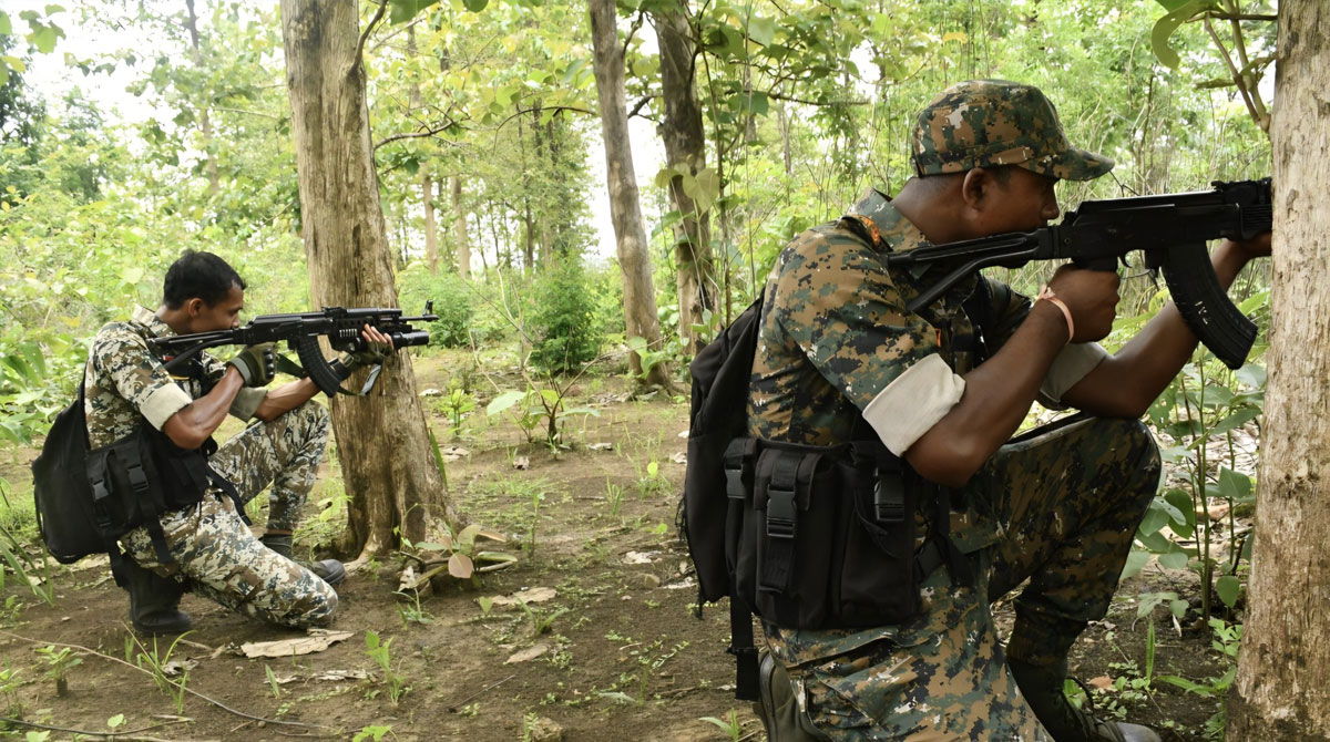 Two Maoists neutralised in ongoing encounter in Chhattisgarh's Bijapur