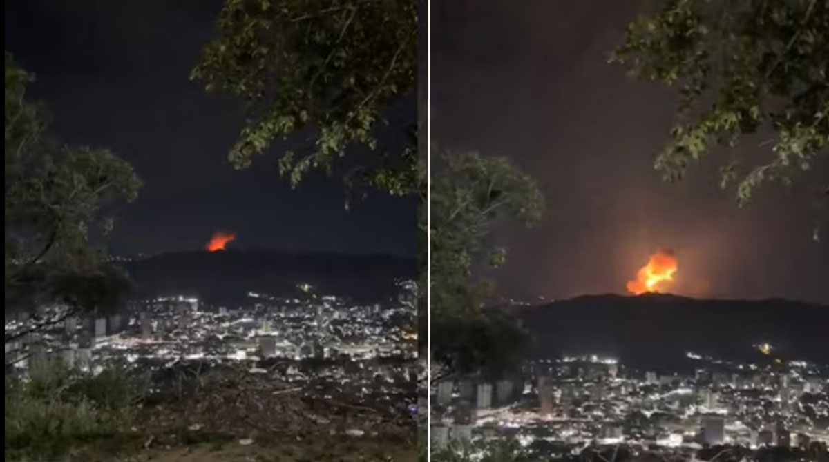 Large explosions heard in Venezuelan capital