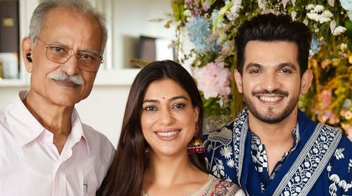 Arjun Bijlani promises his late father-in-law 'I will take care of Neha and Aryaan'