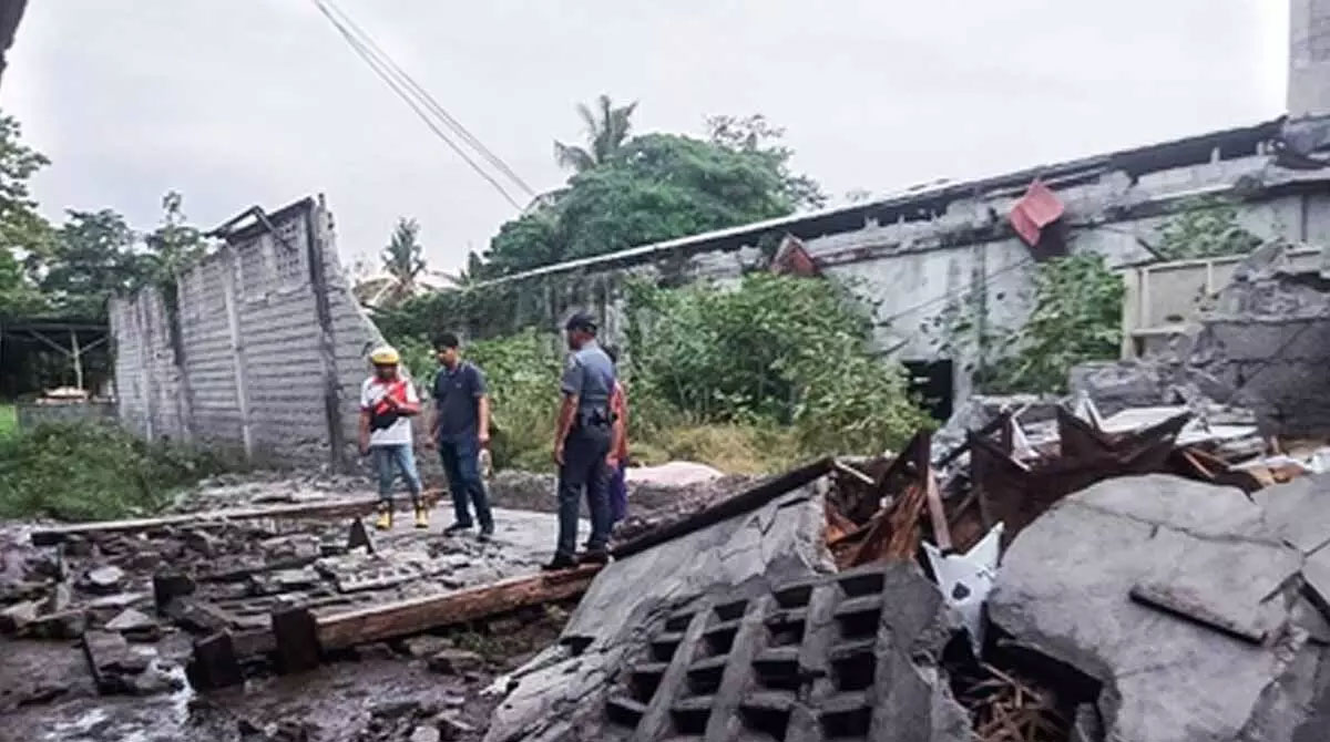 Magnitude 6.7 earthquake strikes off the coast of Mindanao Island in Philippines