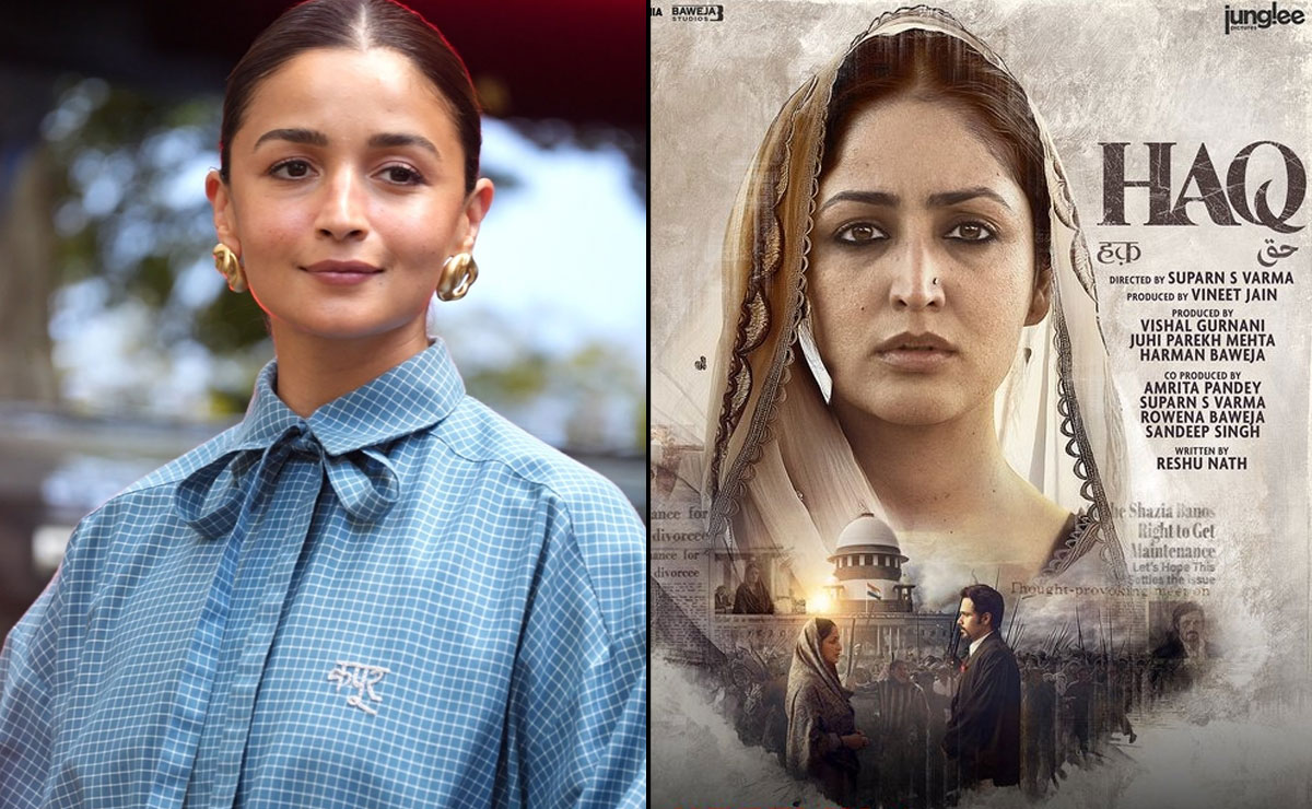 Alia Bhatt calls herself a Yami Gautam 'fan' after her incredible performance in 'Haq'