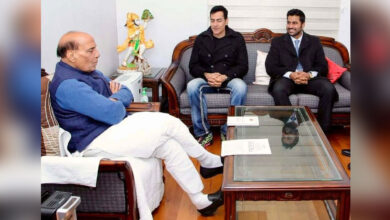 Sudhanshu Pandey Meets Defence Minister Rajnath Singh, Praises His Humility and Vision