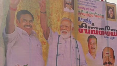 PM Modi lands in Thiruvananthapuram, thousands line the roads to see him