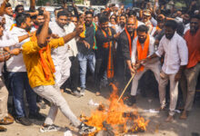 Govt housing event: Karnataka BJP protests in Hubballi alleging protocol violation