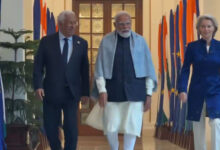 EU leaders meet PM Modi, say looking forward to fruitful summit