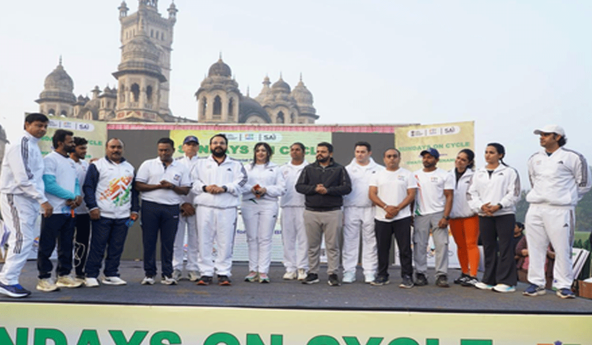 Cycling is the best way to get fit, says former India cricketer Rajesh Chauhan as Vadodara leads nationwide 55th edition of Fit India Sundays
