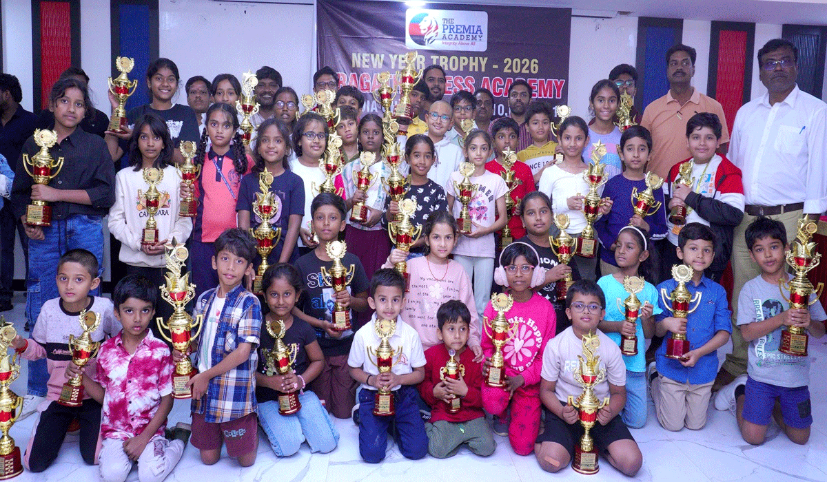 Pragathi Chess Academy Hosts All India New Year Children Chess Trophy 2026 in Hyderabad