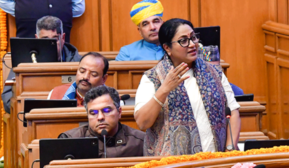 Sirsa, BJP MLAs protest ‘disrespect of Sikh Gurus’ by AAP MLAs in Delhi Assembly 