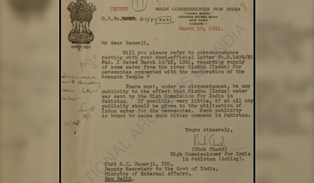 Nehru opposed Somnath temple reconstruction, tried to belittle its inauguration', BJP MP shares letters penned by first PM