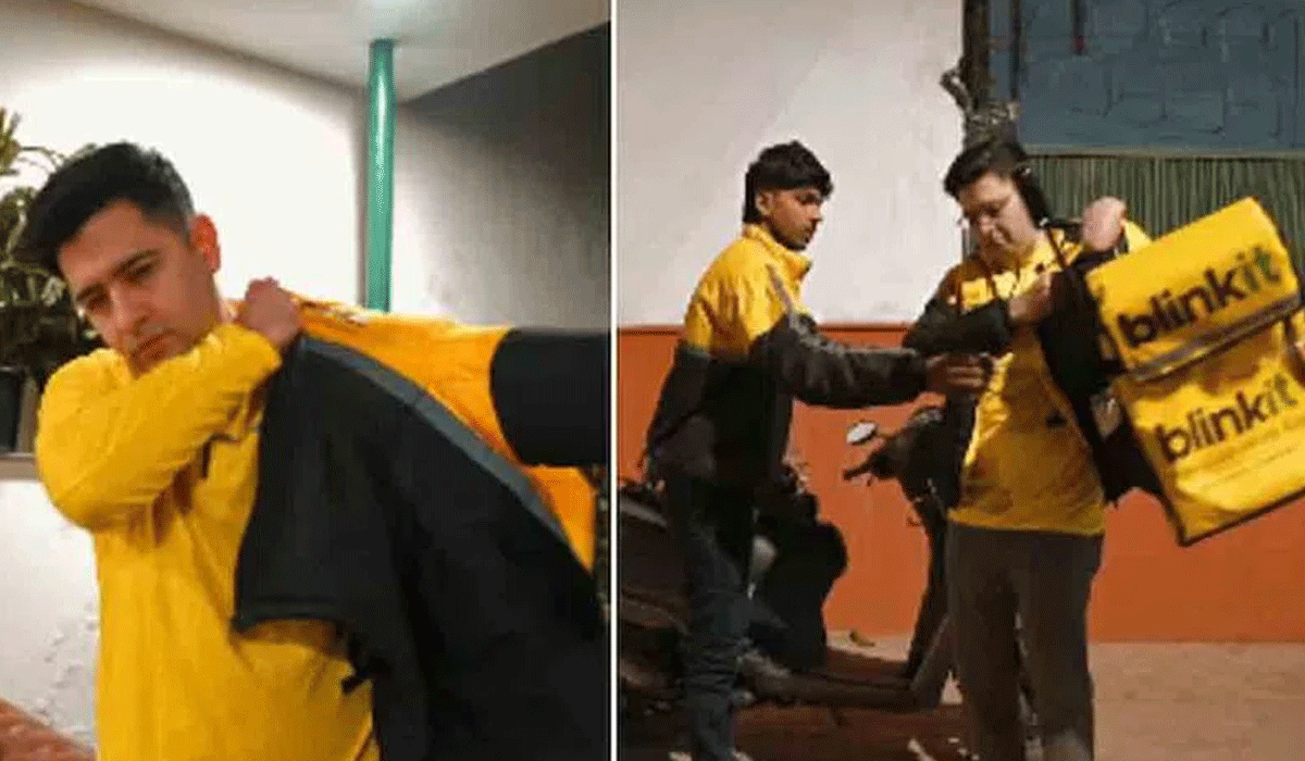 MP Raghav Chadha lives day in the life of gig co-worker on Delhi's roads