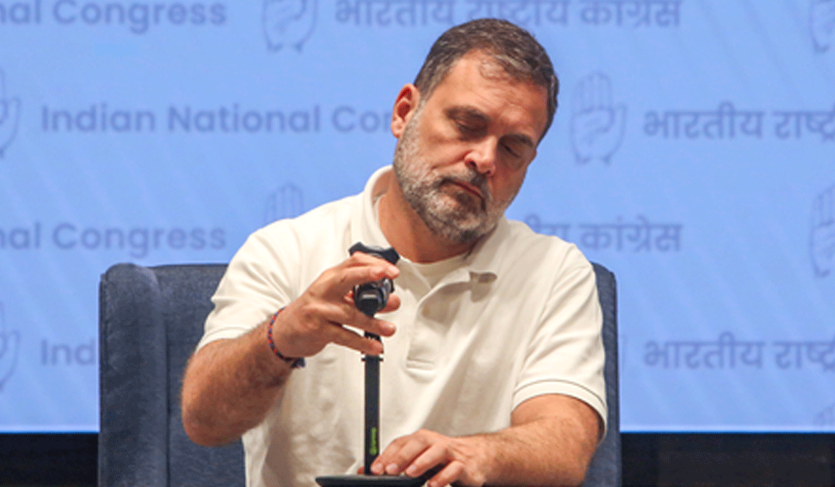 'EC gaslighting citizens': Rahul Gandhi attacks poll panel over ink row; BJP hits back 