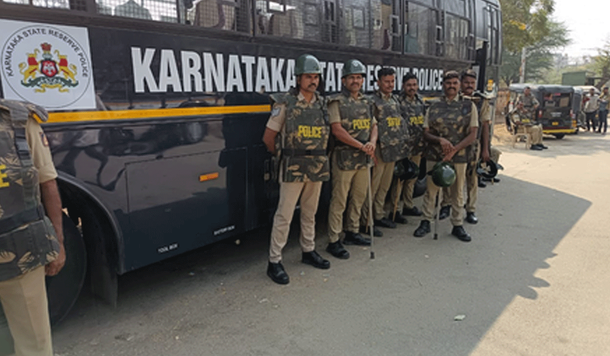 Ballari violence: Security tightened as BJP to stage protest seeking arrest of Cong MLA, CBI probe