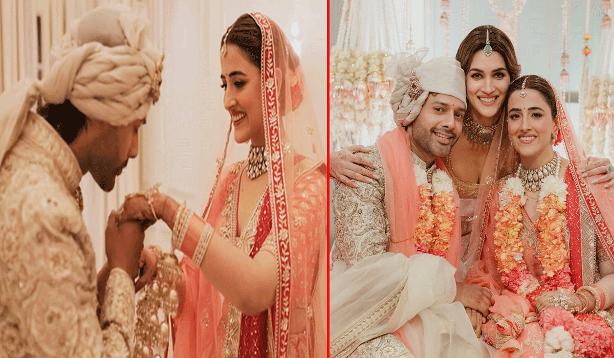 Kriti Sanon sheds 'happy tears' after listening to sister Nupur's wedding song 'Suna Suna'