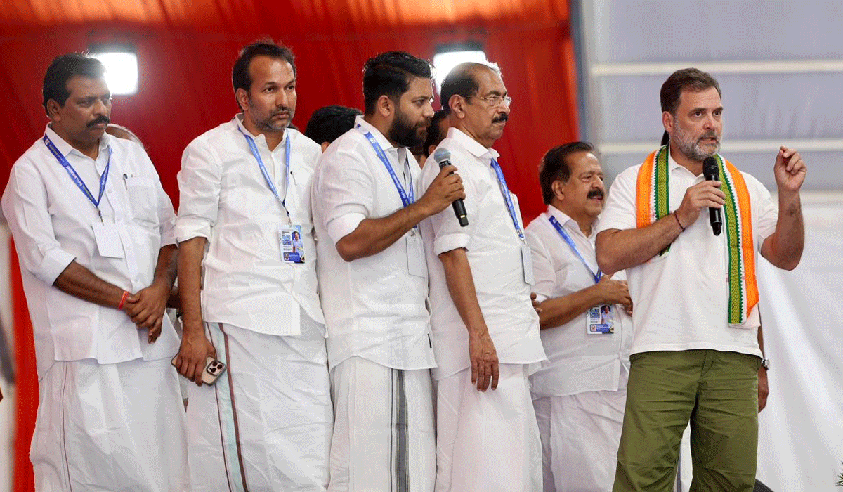 No one can silence Kerala': Rahul Gandhi addresses UDF Maha Panchayat in Kochi