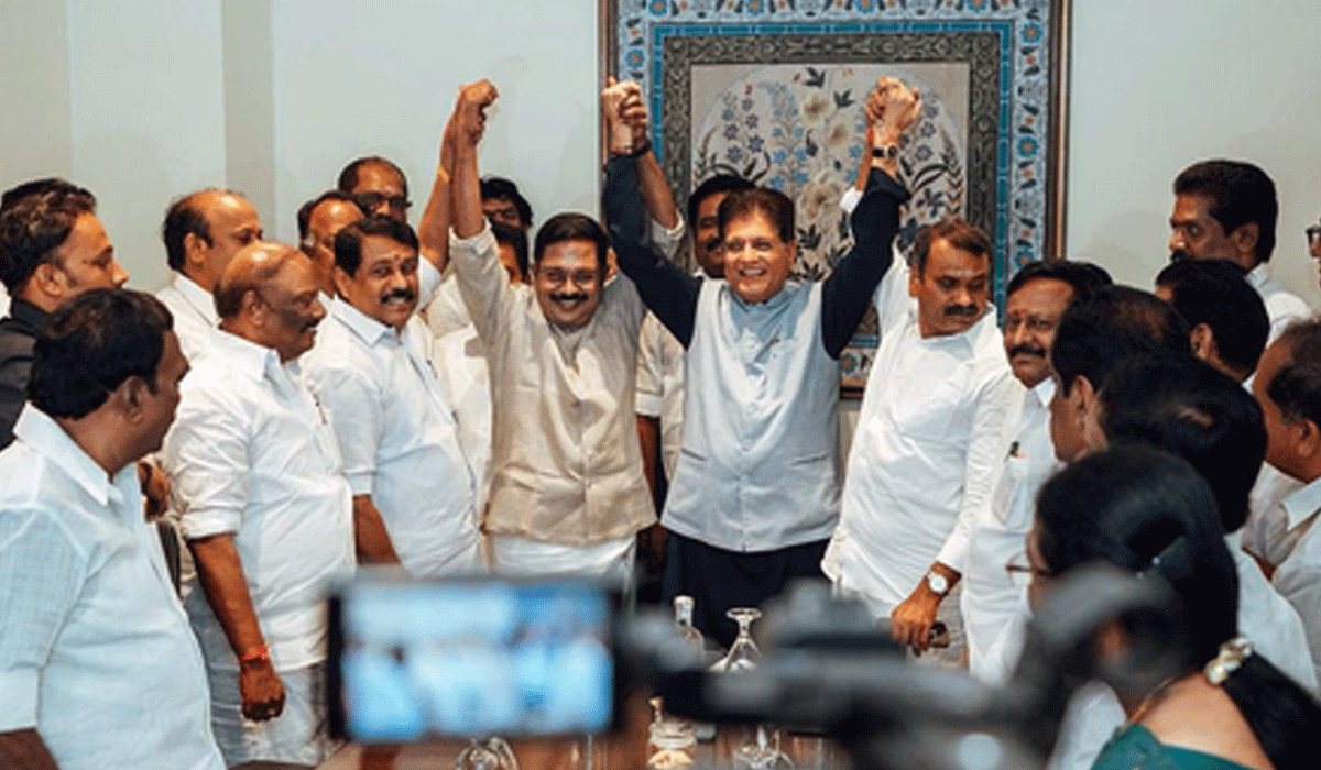 AMMK joins NDA: EPS welcomes TTV Dhinakaran as alliance steps up fight against DMK