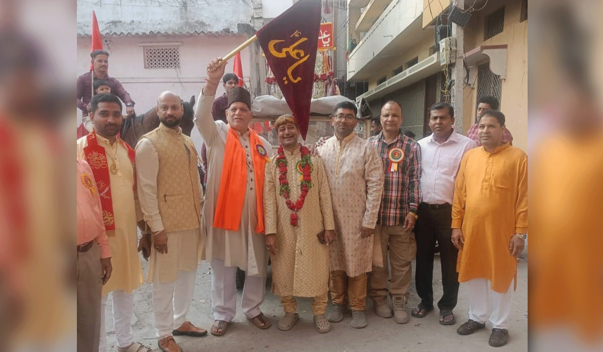 Firasath Ali Baqri Flags Off Annual Sehra Procession on Hazrat Ali’s Birth Anniversary