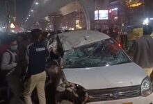 Drunk Driving Accident Near Attapur 143 Pillar: Car Rams Parked Lorry, Two Injured