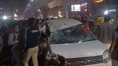 Drunk Driving Accident Near Attapur 143 Pillar: Car Rams Parked Lorry, Two Injured