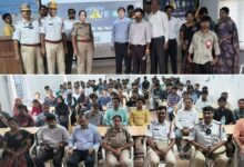 Arrive Alive Road Safety Programme Held at G. Pulla Reddy College, 120 Students Take Safety Pledge