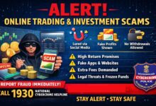 Hyderabad Cybercrime Police Warn Public Against Rising Online Trading and Investment Scams