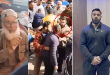 Muslim Shopkeeper Harassed Over Shop Name? Mohammed Deepak Confronts Bajrang Dal Members: Video