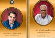 Dharmendra, Achuthanandan, Harmanpreet, Akash missile developer among 2026 Padma awardees (Lead)