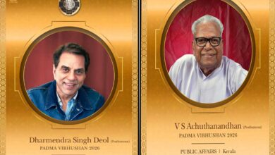 Dharmendra, Achuthanandan, Harmanpreet, Akash missile developer among 2026 Padma awardees (Lead)