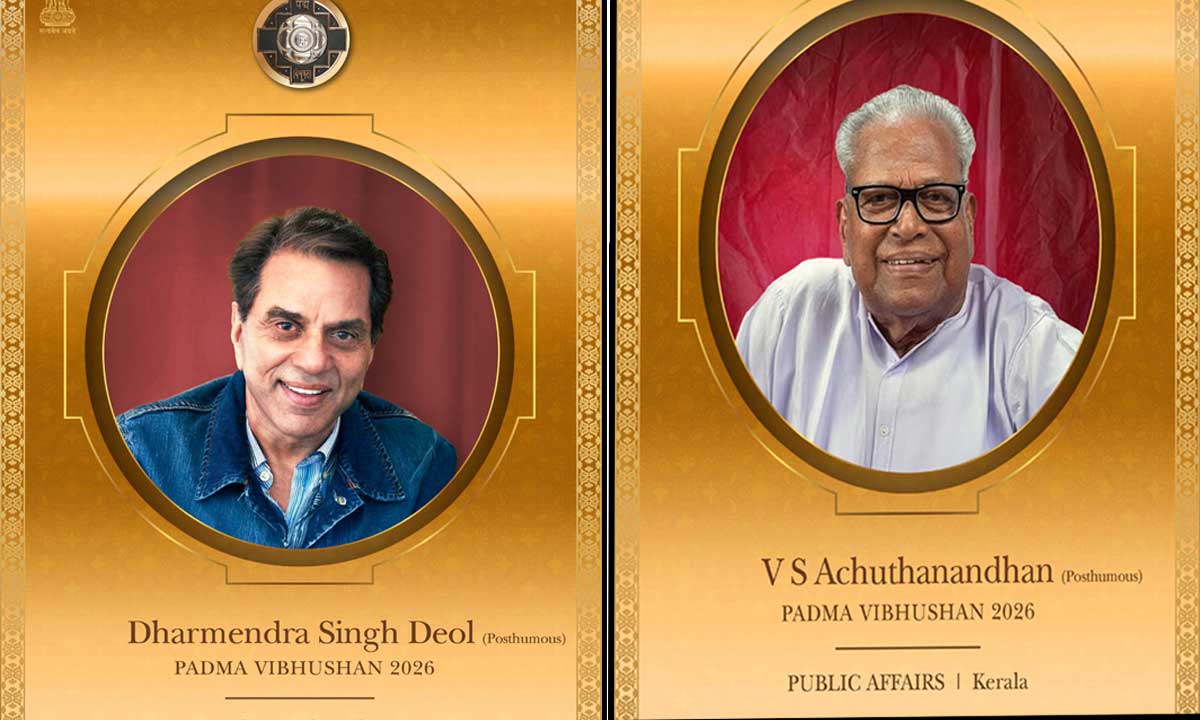 Dharmendra, Achuthanandan, Harmanpreet, Akash missile developer among 2026 Padma awardees (Lead)