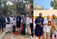 Faheem Qureshi Hoists National Flag and Distributes Prizes at Surya Nagar Colony Republic Day Celebrations