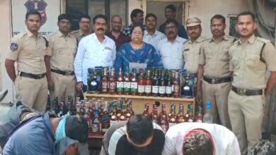 Fake Liquor Racket Busted in Gachibowli: Excise Department Seizes ₹8 Lakh Worth Material