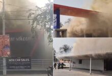 Fire Breaks Out at True Value Car Showroom in Alwal, Several Vehicles Gutted