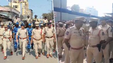 Purana Pul Incident: Police Conduct Flag March to Maintain Peace, DCP Appeals for Calm