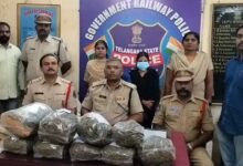 Inter-State Ganja Smuggler Arrested at Begumpet Railway Station, 16.4 Kg Ganja Seized