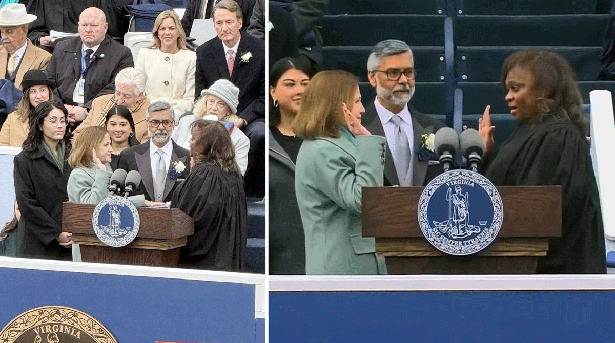Ghazala Hashmi Takes Oath on Qur’an as Virginia’s first Muslim Lieutenant Governor